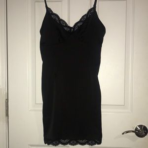 Princess Polly black lace slip dress